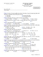 đề thi học kì 2 (lớp 11)