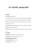 Lịch sử lớp 6 - Ấn độ thời phong kiến doc