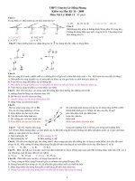 VL 11 KHTN DE THI HKII CHUYÊN LÊ HỒNG PHONG