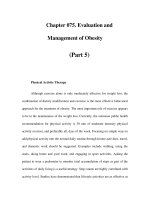 Chapter 075. Evaluation and Management of Obesity (Part 5) pot