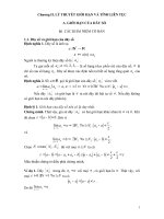 Đề cương toán cao cấp 1 chương 2