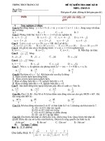 Kiem tra hoc ki II - Toan 9