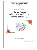 Đê cương Toán 9 HKII / 09-10