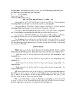 Quyết định ban hành danh mục thiết bị