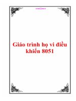 Giáo trình họ vi điều khiển 8051 pdf