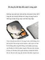 Di chuyển dữ liệu đến một ổ cứng mới pps