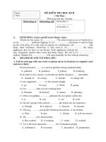 De KT HK2 - AV9 - 2009-2010 (co dap an)