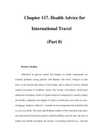 Chapter 117. Health Advice for International Travel (Part 8) ppt