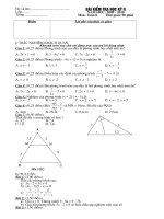 Đề KT HK II - Nam 2009 - 2010 ( có đáp án)