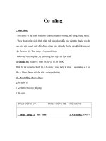 Giáo án Vật lý 8 - Cơ năng ppt