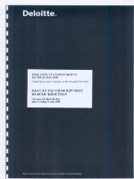 báo cáo tài chính hợp nhất sau kiểm toán năm cho năm tài chính kết thúc ngày 31 tháng 12 năm 2008 tổng công ty cổ phần dịch vụ kỹ thuật dầu khí ptsc