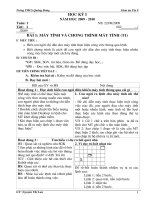 Giáo án tin 8 đầy đủ