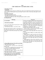 Bài 1-1: CHỦ NGHĨA DUY VẬT KHOA HỌC (4 Tiết) doc