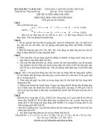 Đề thi chuyên hóa ĐHTH Hà nội