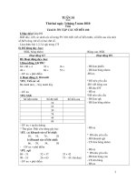 giáo án lóp 1-Tuần 34(CKTKN)