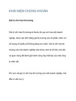 KHÁI NIỆM CHỨNG KHOÁN doc