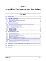 Chapter 17 Acquisition Environment and Regulations doc