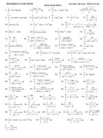 Tích phân và ứng dụng_Ôn thi ĐH