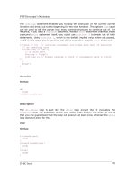 PHP Developer''''s Dictionary- P4 docx