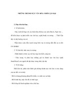 Lịch sử 10 - NHỮNG THÀNH TỰU VĂN HÓA THỜI CẬN ĐẠI ppsx