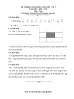 ĐỀ THI HSG HUYỆN YÊN THẾ NĂM 2009-2010