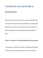 6 sai lầm khó cứu vãn khi đầu tư Chứng khoán pps