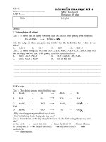 de KT hoc ki 2 hoa 8 (chuan)