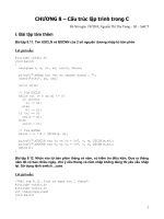 Cấu trúc lập trình trong C potx