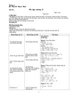 Giáo án đại số 8 từ tiết 19-29 rất hay