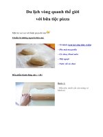 Du lịch vòng quanh thế giới với bữa tiệc pizza doc