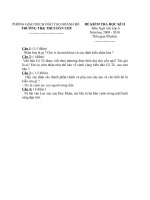 Đề Kiểm tra HKII 09-10 Ngữ văn 6