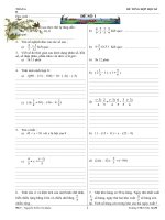 ĐỀ CƯƠNG HK2 TOÁN 6 (09-10)