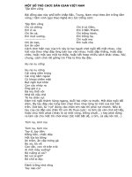 mot so tro choi dan gian