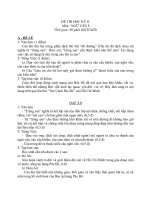 Đề Kiểm tra Học kỳ II môn Ngữ Văn lớp 8_Đề lẻ