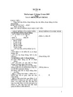 Giáo án - Tuần 18- Lớp 1