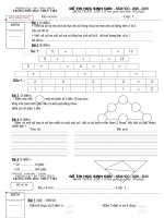 Đề chọn HSG lop 1 Toan+ TV