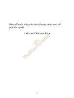 Đi tìm ý nghĩa cuộc sống phần 3 potx