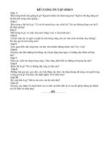 Đề cương sinh 9 HK II