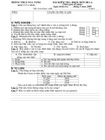 Đề thi hk II địa 6