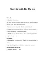 Lịch sử lớp 7 - Nước ta buổi đầu độc lập pptx