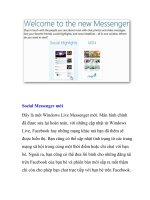 Kết hợp mạng xã hội với Windows Live Messenger Beta- P2 pptx