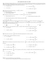 Đề cương điện xoay chiều