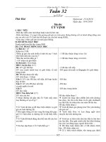 Giáo án lớp 5 - Tuần 32(Chuẩn KTKN)