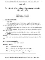 Tự chọn toán 6- chủ dề 3-HKII