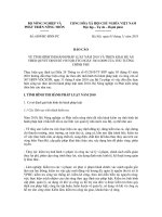 Báo cáo Số: 6059/BC-BNN-PC pps