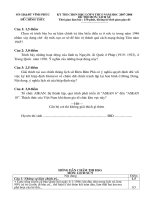 HSG Sử 9- VĨNH Phúc 2008