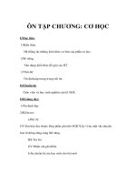 Vật lý 8 - ÔN TẬP CHƯƠNG: CƠ HỌC pot