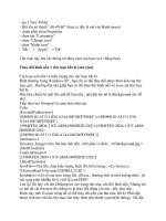 Giáo Trình Tips INet - Thủ thuật nâng cao PersDis part 44 potx