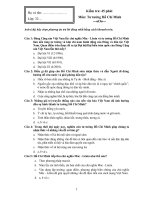 Kiểm tra 45 phút - Tư tưởng Hồ Chí Minh potx