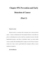 Chapter 078. Prevention and Early Detection of Cancer (Part 2) ppt